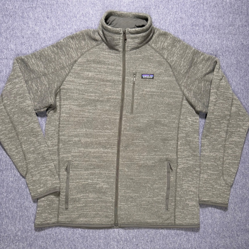 Patagonia Better Sweater Full Zip Fleece Jacket Heather Gray Mens XL 25527